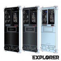 เคส Vivo X70 Pro Plus [ Explorer Series ] 3D Anti-Shock Protection TPU Case